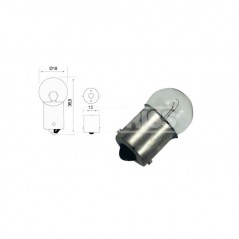 CARPRISS Blister 2 lámparas bombilla para coche R10W 12V 10W (10UD) 79780268