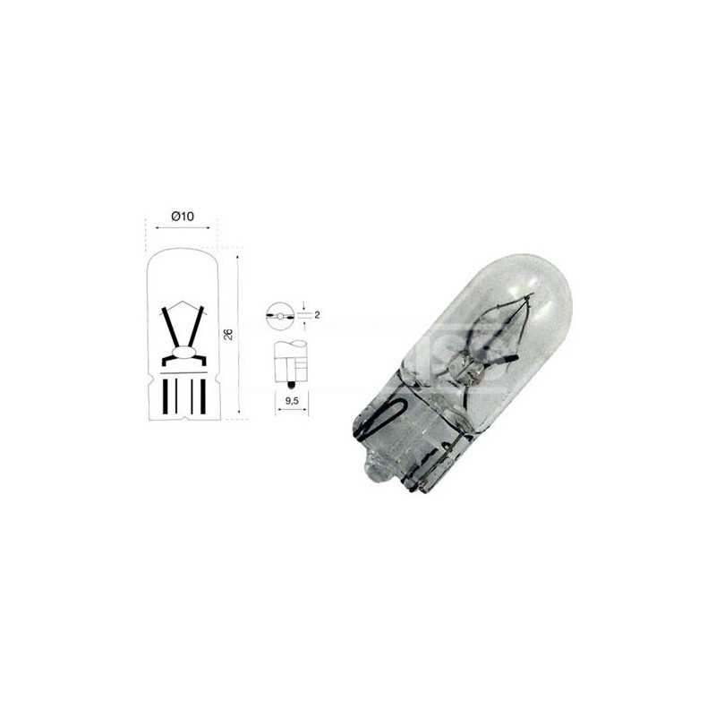 CARPRISS Blister 2 lámparas bombilla para coche W5W T10 12V 5W (10UD) 79780270