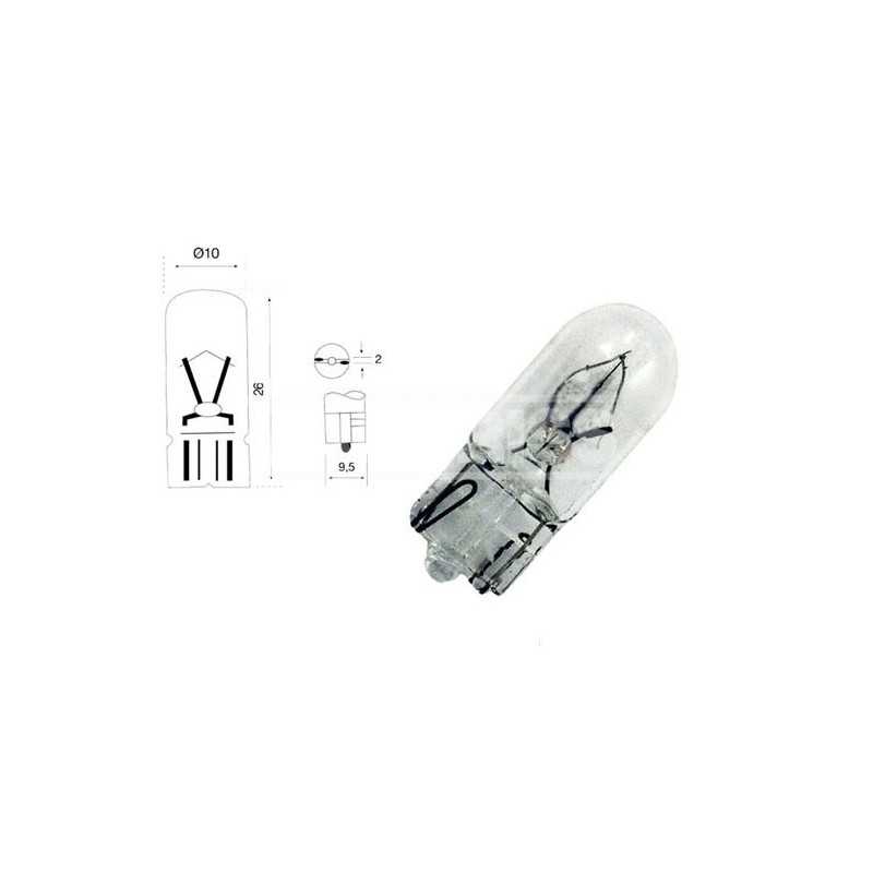 CARPRISS Blister 2 lámparas bombilla para coche W3W 12V 3W 79780273