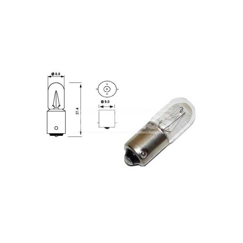 CARPRISS Box of 10 tubular bulb lamps 24V 4W 24V 4W 79780286
