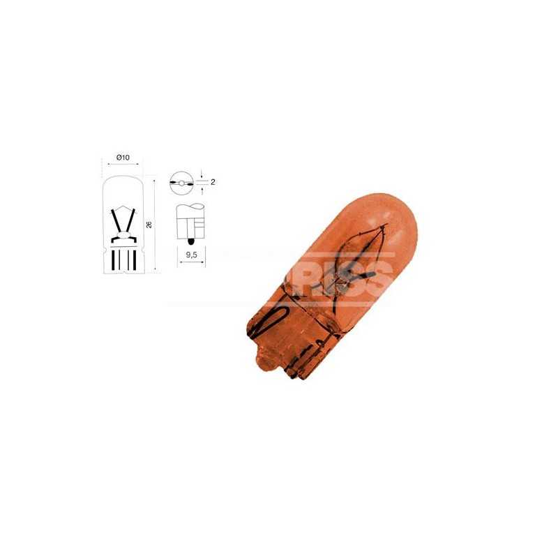 CARPRISS Blister 2 lámparas bombilla para coche WY5W T10 12V 5W (10UD) 79780292