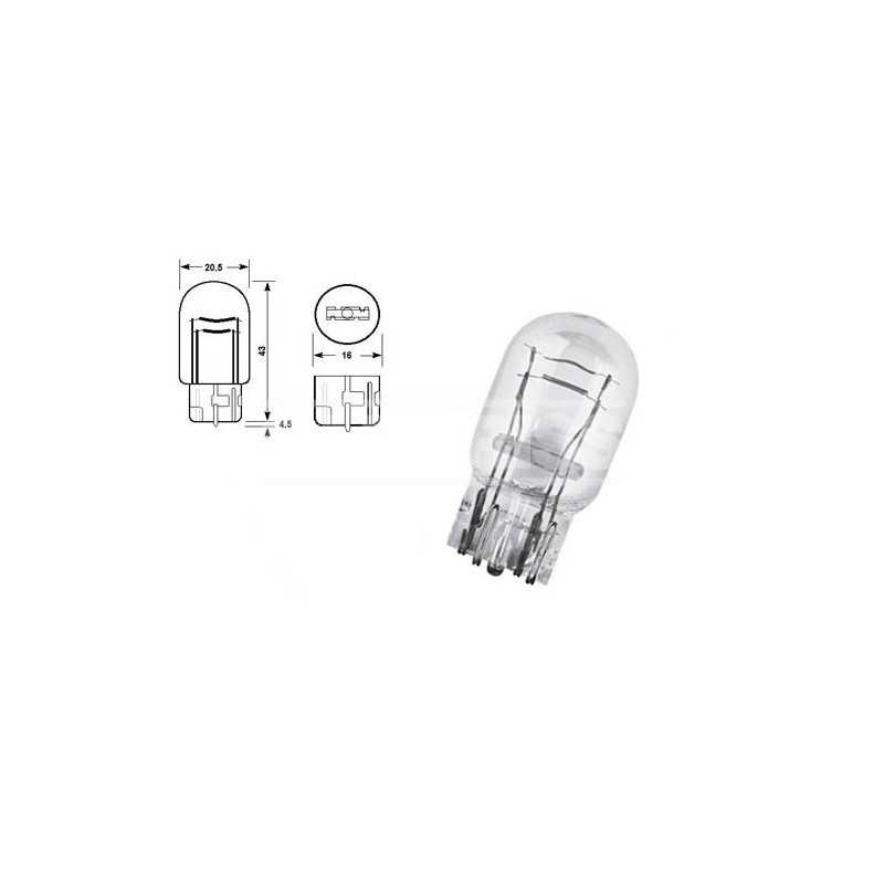 CARPRISS Blister 2 lámparas bombilla para coche W21/5W T20 12V 21.5W (10UD) 79780294