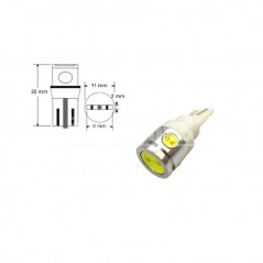 CARPRISS Blister 2 bulb lamps W5W T10 CANBUS 12V 4 LED SMD 3W W5W T10 CANBUS 12V 4 LED SMD 3W 79780304