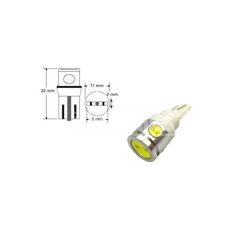 CARPRISS Blister 2 lámparas bombilla W5W T10 CANBUS 12V 4 LED SMD 3W 79780304