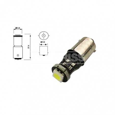 CARPRISS Blister 2 lámparas bombilla tubular T4W CANBUS 12V 1 LED SMD 79780305