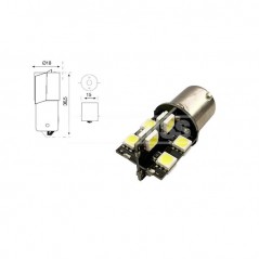 CARPRISS Blister 2 lámparas bombilla matrícula R5W CANBUS 16 LED SMD 79780306