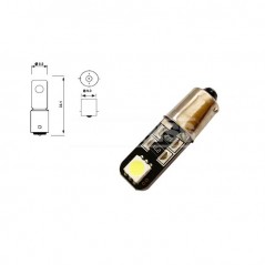CARPRISS Blister 2 lámparas bombilla tubular T4W 12V LED SMD 79780307