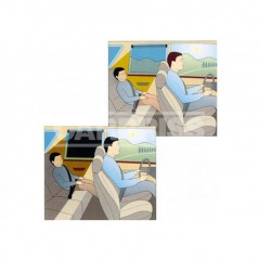 CARPRISS Rear side blind 2 layers 79160027