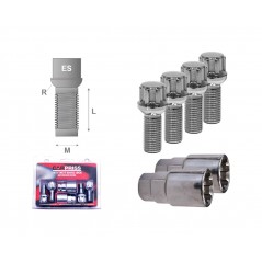 CARPRISS Antirrobo rueda tornillos esféricos M12X1 5X26 MM 70520513