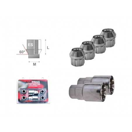 CARPRISS Anti-theft wheel conical nuts M14X1 5X21 MM 70520517