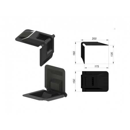 CARPRISS Plastic corner for paper reels 2301094