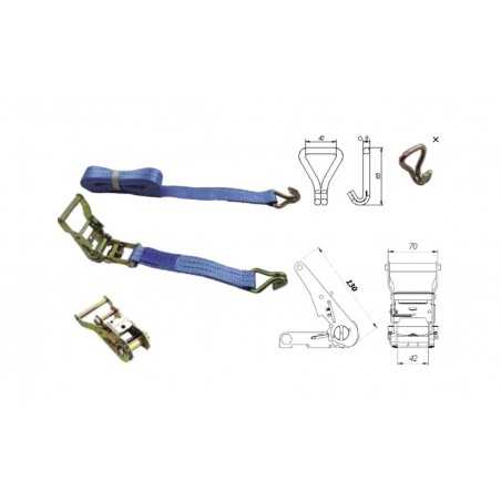 CARPRISS Eslinga tensor para camión PE 3 7+0 M X3 5 CM EN12195-2 G C 2301026