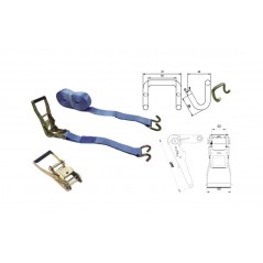 CARPRISS Tensioner sling for truck PE 8 5+0 5 M X5CM EN12195-2 G A 2301036