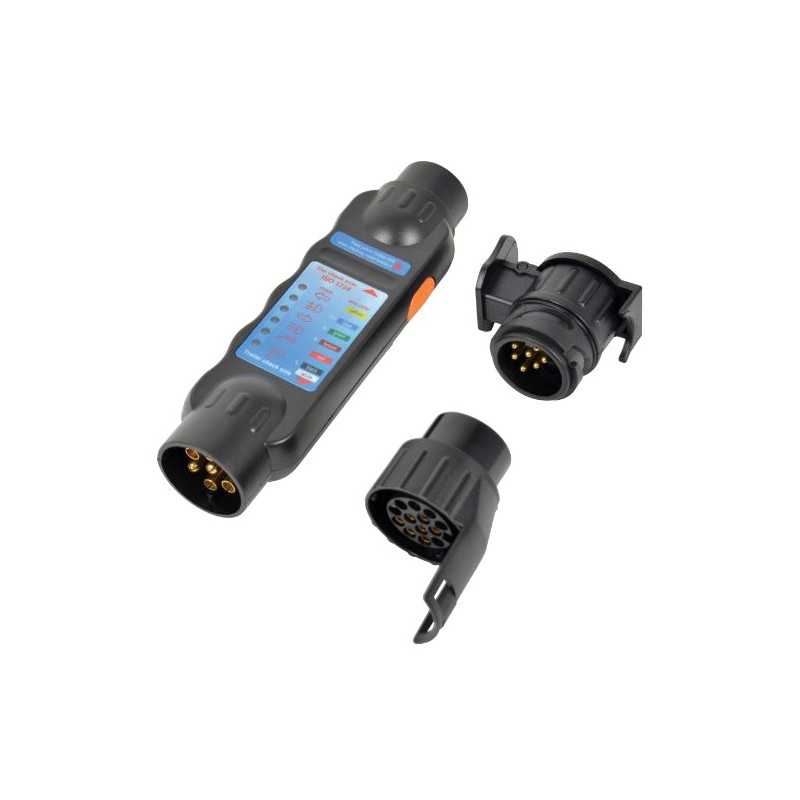 CARPRISS Tester conexión remolque con adaptadores 70438120