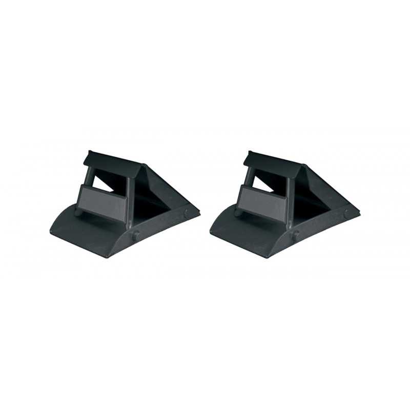 CARPRISS Juego 2 calzos metal plegables 900 KG 12X6X15 CM 70410260