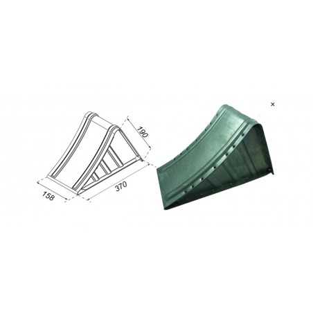 CARPRISS Calzo rueda cincado para camión R460 DIN 76051 1102110