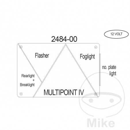ASPÖCK Trailer left rear light M KZL+NSL MULTIPO IV 102.01.20