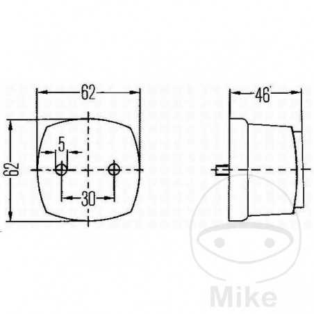 HELLA Position light 102.01.30