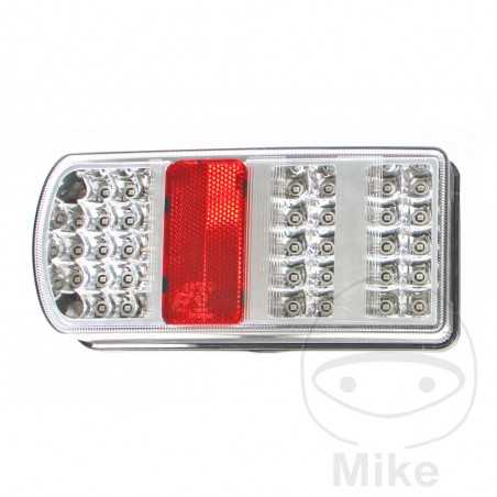 SIN MARCA Piloto trasero izquierdo remolque con luz de matrícula y antiniebla LED 102.01.52