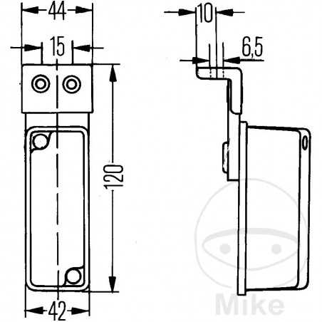 HELLA side marker light 102.03.38
