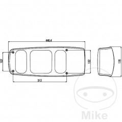 HELLA Trailer right rear light 102.05.28