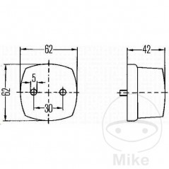 HELLA Position light 102.08.58