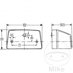 HELLA Position light 102.19.63