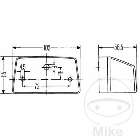 HELLA Position light 102.19.63
