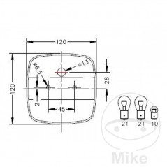 HELLA Left/right multifunctional taillight for trailer GEKA 102.23.18