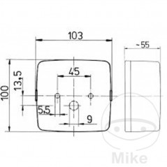 JOKON Piloto trasero izquierdo/derecho multifuncional para remolque BBS(K) 205 102.24.33
