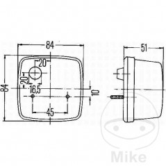 HELLA PILOTO TRASERO 102.27.55