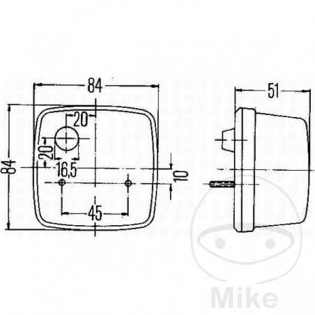 HELLA PILOTO TRASERO 102.27.55