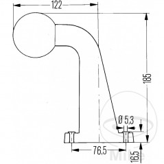 HELLA Position light 102.29.53