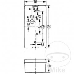 HELLA Piloto trasero izquierdo 102.35.48