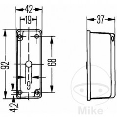 HELLA Rear position light 102.45.04