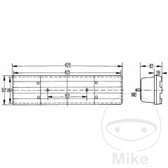 HELLA Piloto trasero derecho 102.76.14
