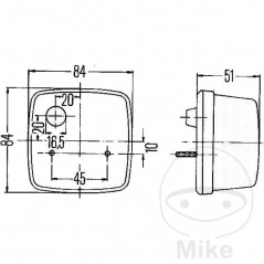 HELLA REAR PILOT 102.85.13