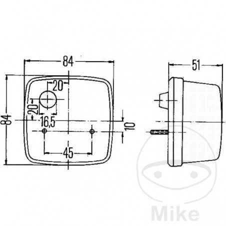 HELLA REAR PILOT 102.85.13