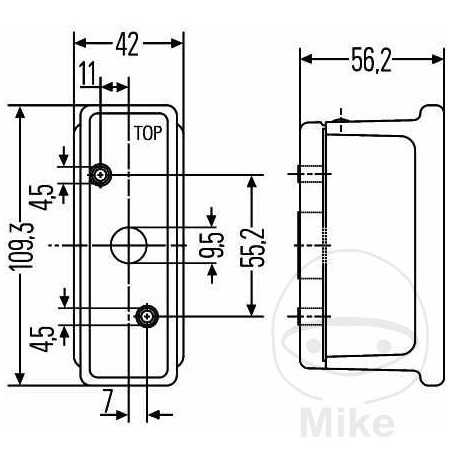 HELLA LIGHT, POSITION, RIGHT 102.96.85