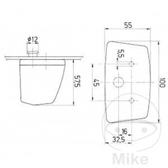 JOKON Trailer license plate light 102.99.66