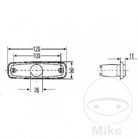 HELLA universal blinker 104.08.80