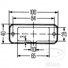 HELLA Position light 104.16.15