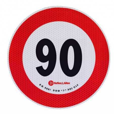 LAMPA speed limit sticker 90 KM LAM98443