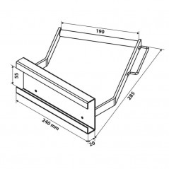 LAMPA Accesorio colgador para expositores LAM99264