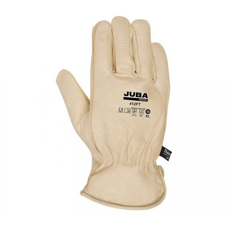 JUBA Cow grain glove with lining THINSULATE JUBA THINSULATE JUBA 12038