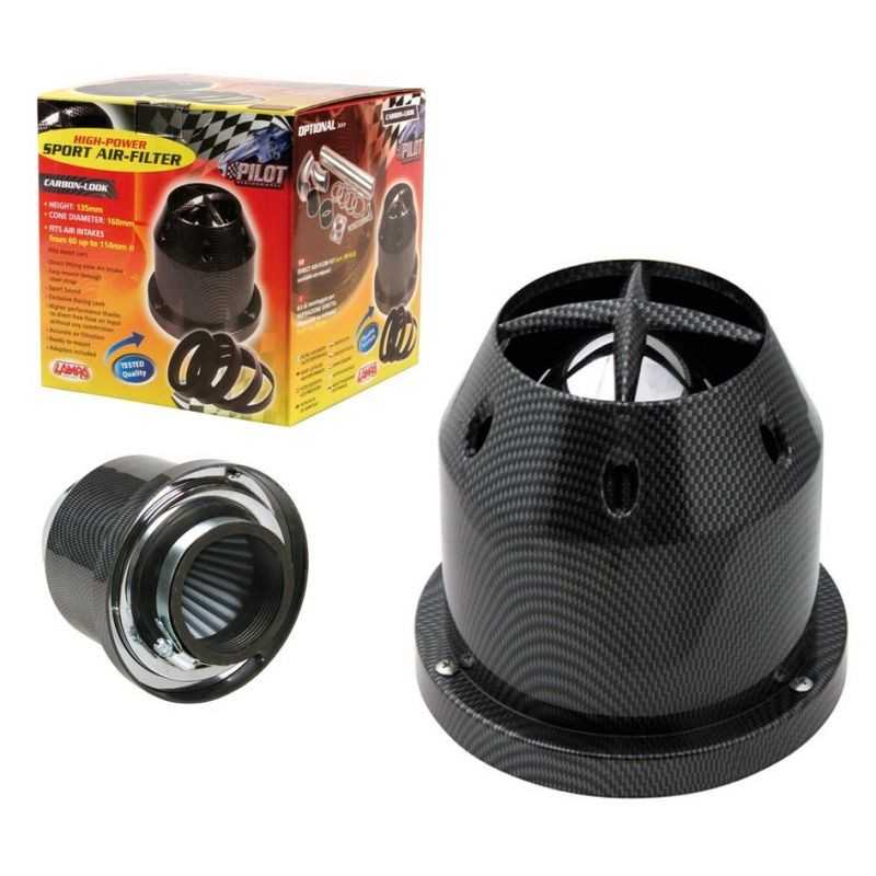 LAMPA Filtro de aire carbon para coche 135X160 MM 60-114 LAM06108