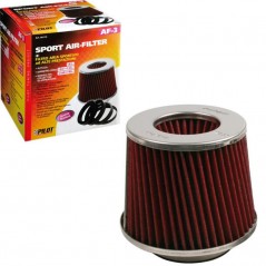LAMPA Filtro de aire conico con kit adaptador universal 152X155 60-90 MM LAM06110