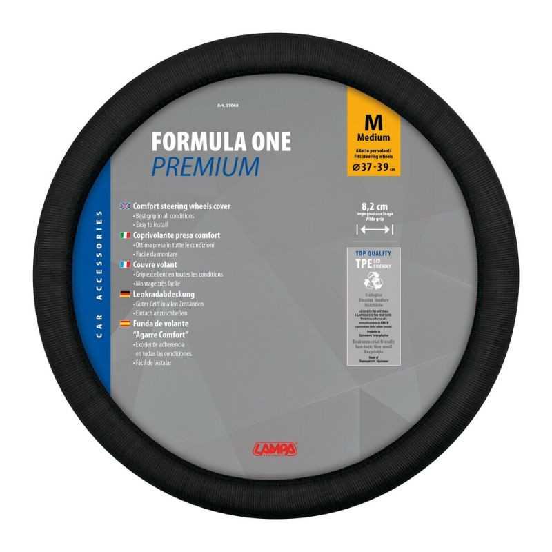LAMPA Funda para volante FORMULA ONE PREMIUM LAM33068VAR