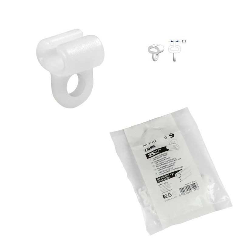 LAMPA Bag of 25 truck curtain hooks G-9 LAM97114