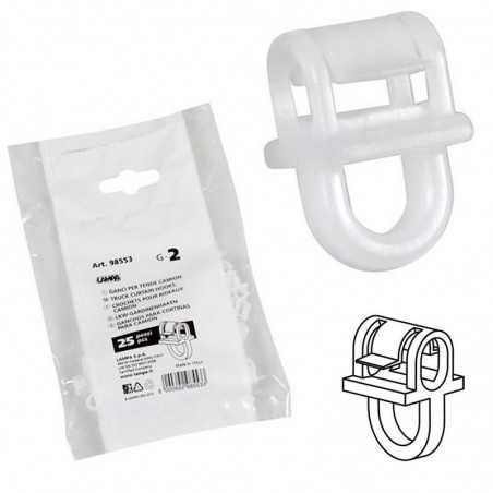 LAMPA Bolsa de 25 ganchos cortina para camion G2 - Marca LAM98553